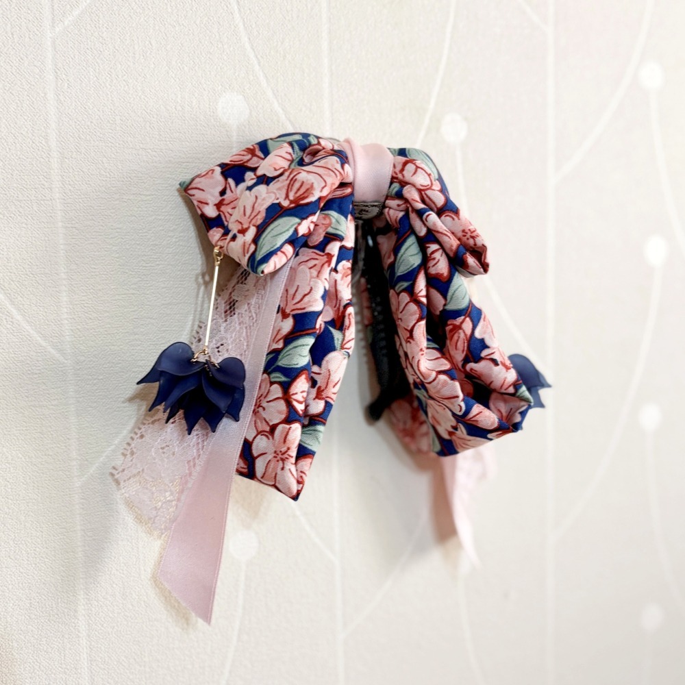 ＊哈娜髮飾＊布藝仙女夾 蝴蝶結 香蕉夾 大腸圈 髮圈 馬尾夾 髮夾 相交夾 三爪夾 包頭抓夾 鯊魚夾 髮叉 髮梳 邊夾-細節圖2