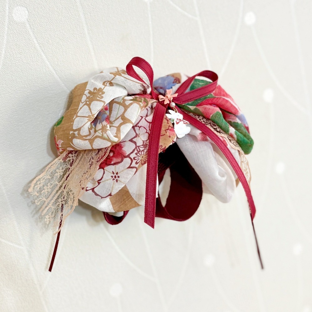 ＊哈娜髮飾＊手工布藝仙女夾 大蝴蝶結 髮夾 鯊魚夾 香蕉夾 髮圈 馬尾夾 髮梳 壓夾 相交夾 抓夾 邊夾 髮叉 三爪夾-細節圖5