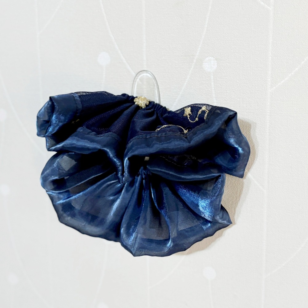 手工拼接雙叉布藝大腸圈/ 獨家髮圈 大腸髮圈 髮束 髮繩 髮飾 頭飾 禮物 手作-細節圖2