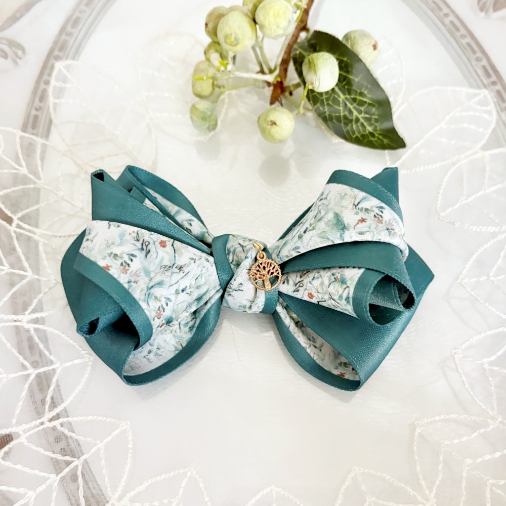 ＊哈娜髮飾＊手工立體蝴蝶結/香蕉夾 相交夾 鯊魚夾 抓夾 邊夾 髮圈 大腸圈 髮梳 髮叉 髮夾 壓夾 馬尾夾 彈簧夾-細節圖4