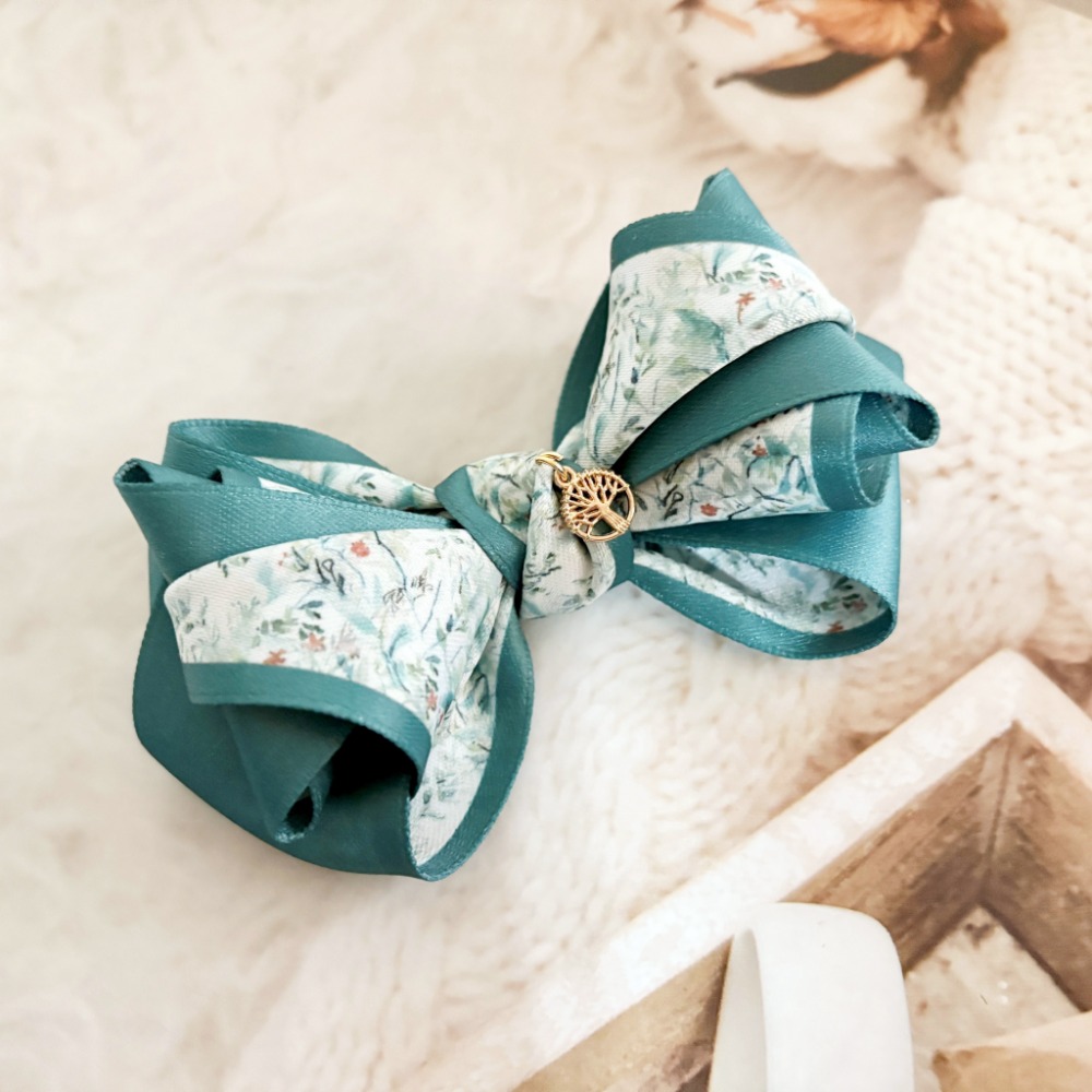 ＊哈娜髮飾＊手工立體蝴蝶結/香蕉夾 相交夾 鯊魚夾 抓夾 邊夾 髮圈 大腸圈 髮梳 髮叉 髮夾 壓夾 馬尾夾 彈簧夾-規格圖4