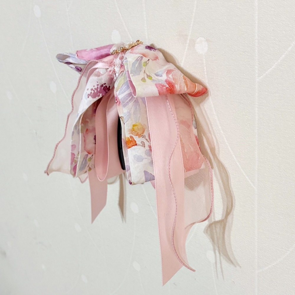 ＊哈娜髮飾＊布藝仙女夾 蝴蝶結 香蕉夾 大腸圈 髮圈 馬尾夾 髮夾 相交夾 三爪夾 包頭抓夾 鯊魚夾 髮叉 髮梳 邊夾-細節圖2