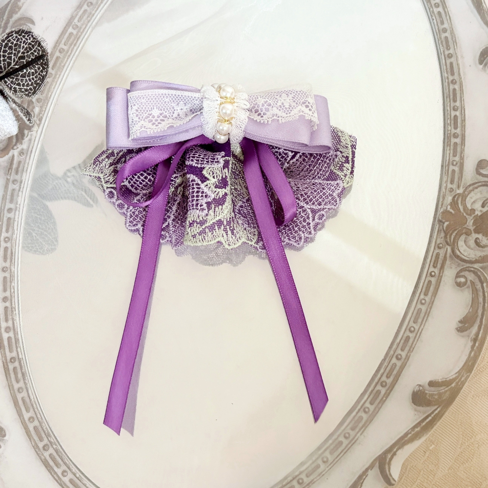 ＊哈娜髮飾＊可愛裙襬蝴蝶結髮夾/ 瀏海夾 馬尾夾 自動夾 邊夾 壓夾 鴨嘴夾 H夾 髮叉 髮梳 彈簧夾 法國夾 鯊魚夾-細節圖2