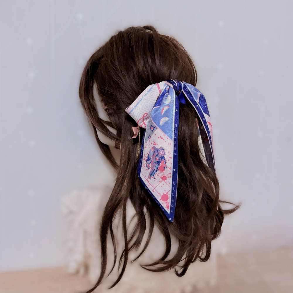 ＊哈娜髮飾＊法式絲巾式仙女夾/ 香蕉夾 抓夾 髮圈 馬尾夾 髮夾 相交夾 三爪夾 包頭抓夾 鯊魚夾 髮叉 髮梳 邊夾-細節圖4
