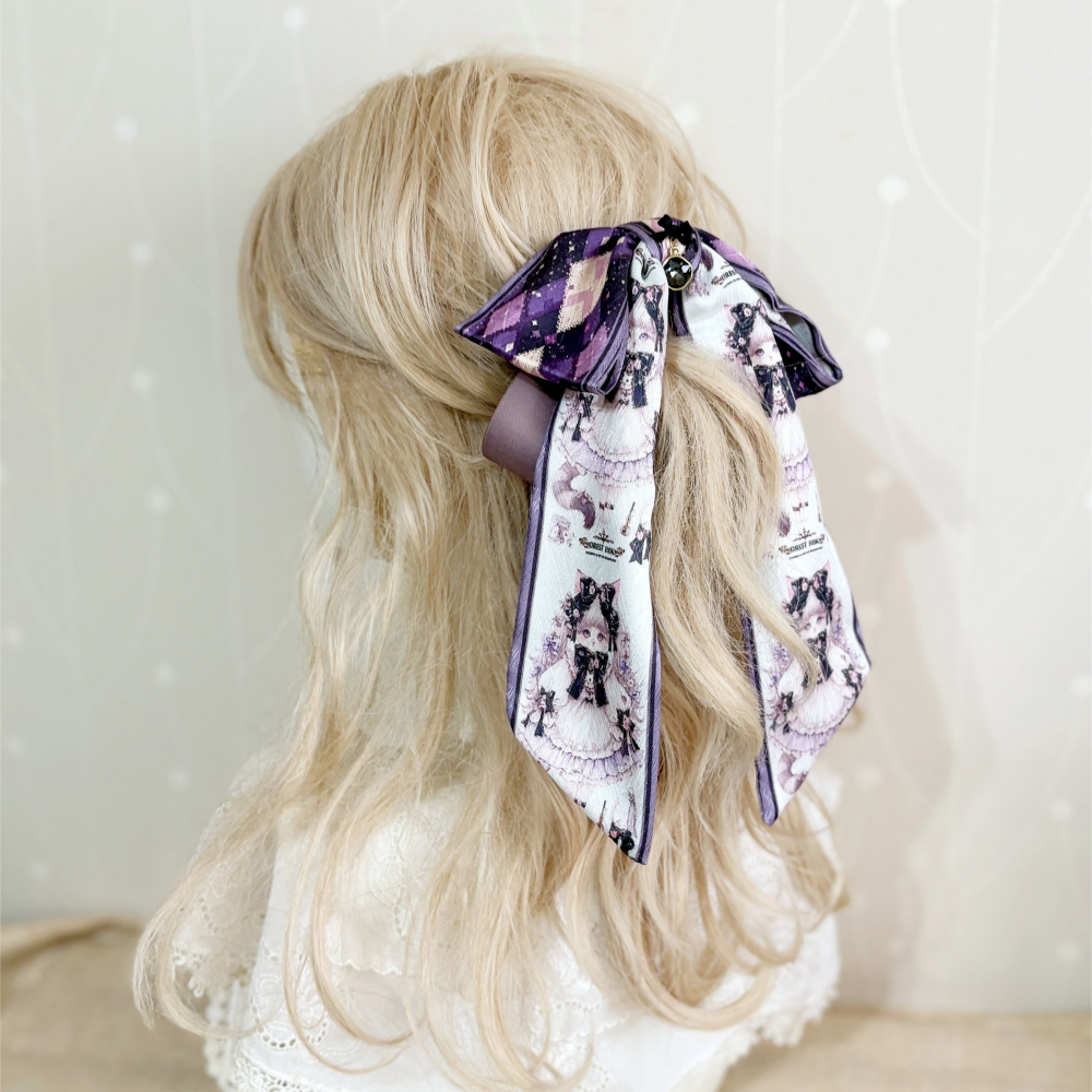 ＊哈娜髮飾＊法式絲巾式仙女夾/ 香蕉夾 大腸圈 髮圈 馬尾夾 髮夾 相交夾 三爪夾 包頭抓夾 鯊魚夾 髮叉 髮梳 邊夾-細節圖3