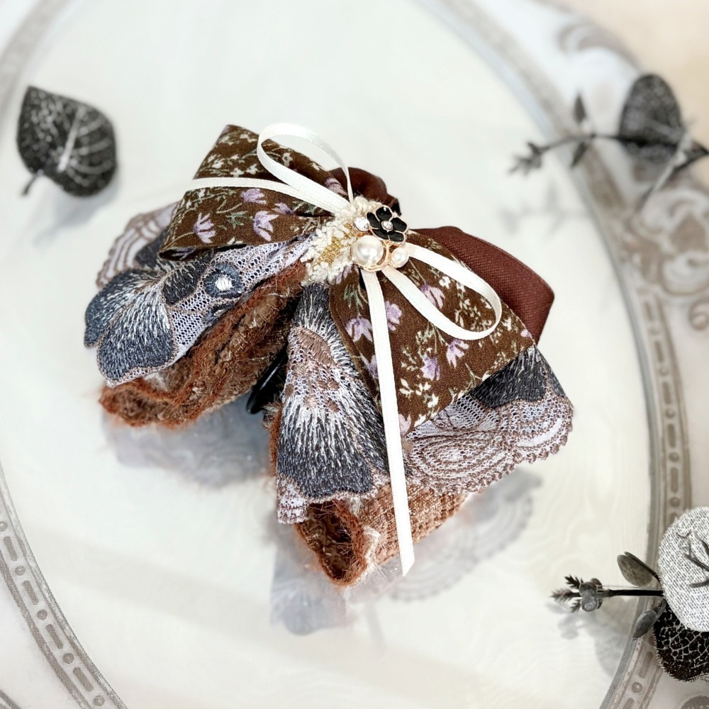 ＊哈娜髮飾＊可愛裙襬蝴蝶結髮夾/ 瀏海夾 馬尾夾 自動夾 邊夾 壓夾 鴨嘴夾 H夾 髮叉 髮梳 彈簧夾 法國夾 鯊魚夾-細節圖6