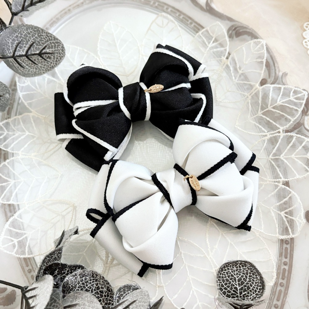 ＊哈娜髮飾＊手工立體蝴蝶結/香蕉夾 相交夾 鯊魚夾 抓夾 邊夾 髮圈 大腸圈 髮梳 髮叉 髮夾 壓夾 馬尾夾 彈簧夾-細節圖2