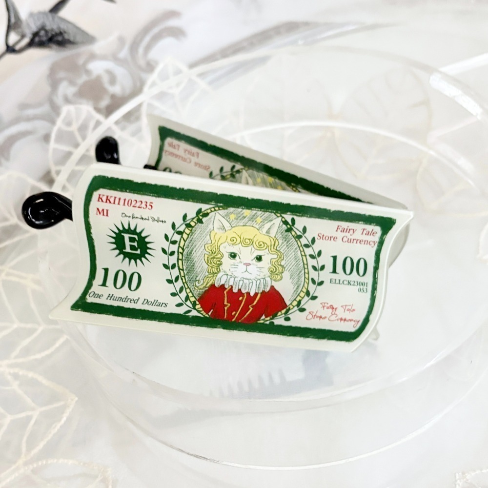 ＊哈娜髮飾＊獨家插畫髮夾 / 貓咪紙鈔 滴膠壓克力 抓夾 鯊魚夾 相交夾 香蕉夾 瀏海夾 壓夾 H夾 鴨夾 頭飾-規格圖10