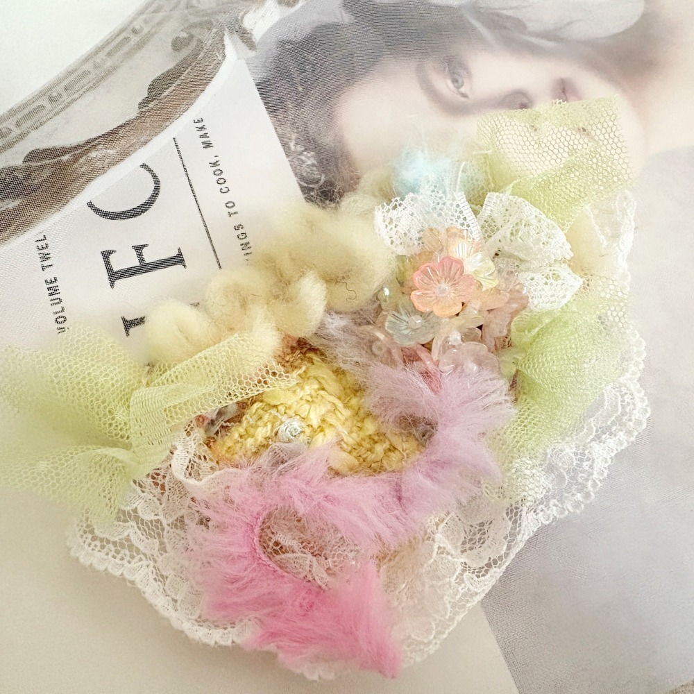 ＊哈娜髮飾＊手工拼接串珠髮夾/ 瀏海夾 邊夾 BB夾-細節圖4