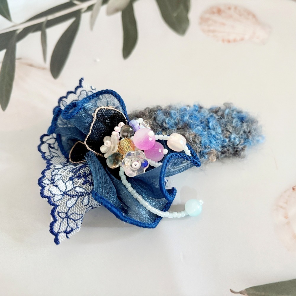 ＊哈娜髮飾＊手工拼接串珠髮夾/ 瀏海夾 邊夾 BB夾-細節圖2