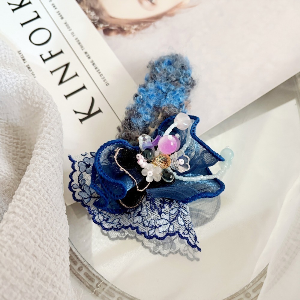 ＊哈娜髮飾＊手工拼接串珠髮夾/ 瀏海夾 邊夾 BB夾-細節圖3