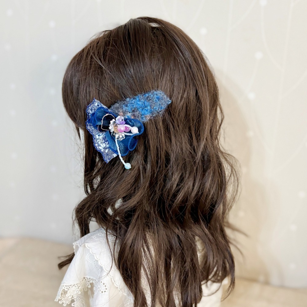 ＊哈娜髮飾＊手工拼接串珠髮夾/ 瀏海夾 邊夾 BB夾-細節圖5