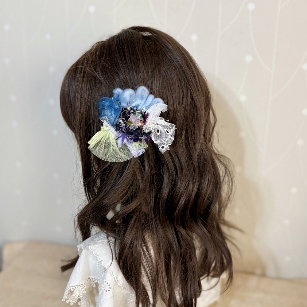 ＊哈娜髮飾＊手工拼接串珠髮夾/ 瀏海夾 邊夾 BB夾-細節圖3