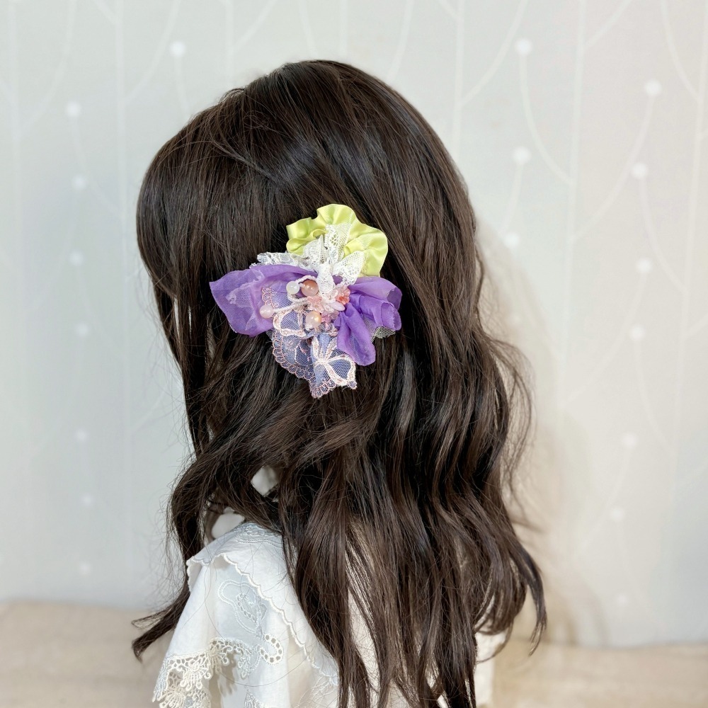 ＊哈娜髮飾＊手工拼接串珠髮夾/ 瀏海夾 邊夾 BB夾-細節圖2