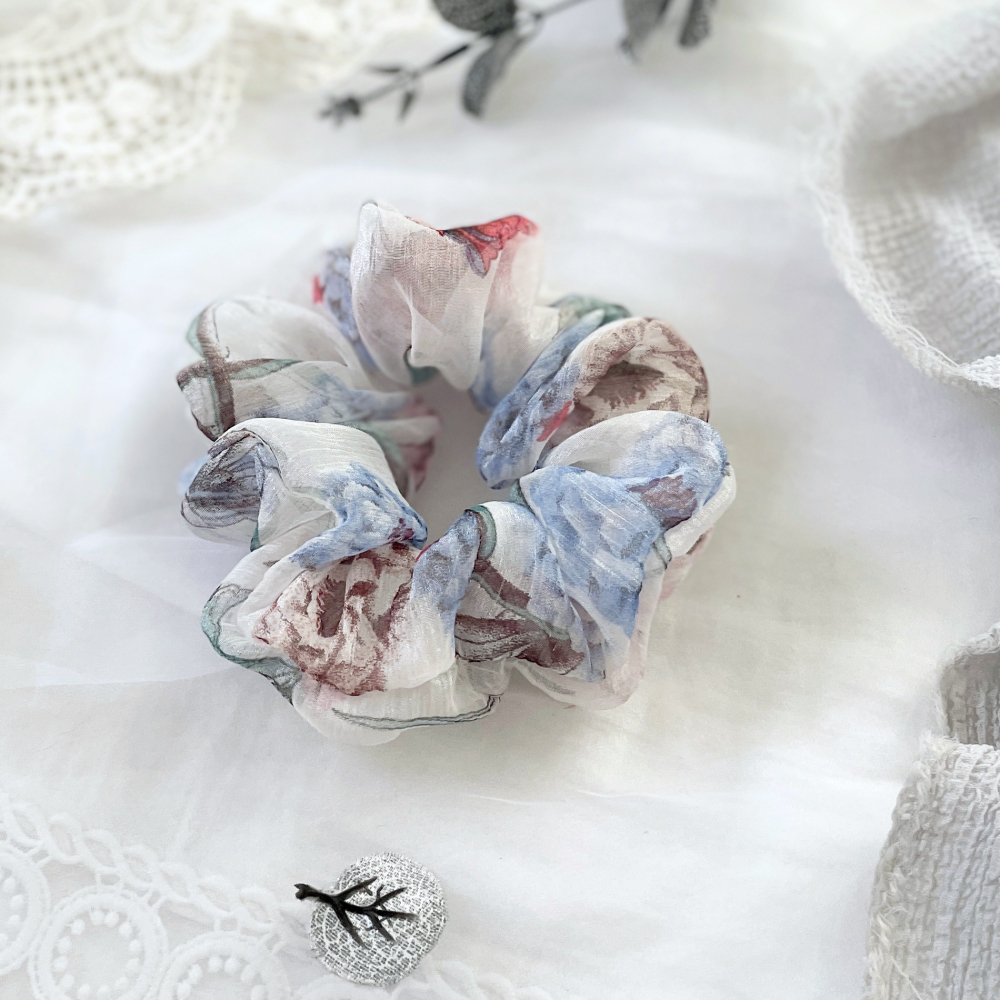 布藝大腸圈/ 髮圈 大腸髮圈 髮束 髮繩 髮飾 頭飾 禮物 髮量多 髮量少-細節圖2