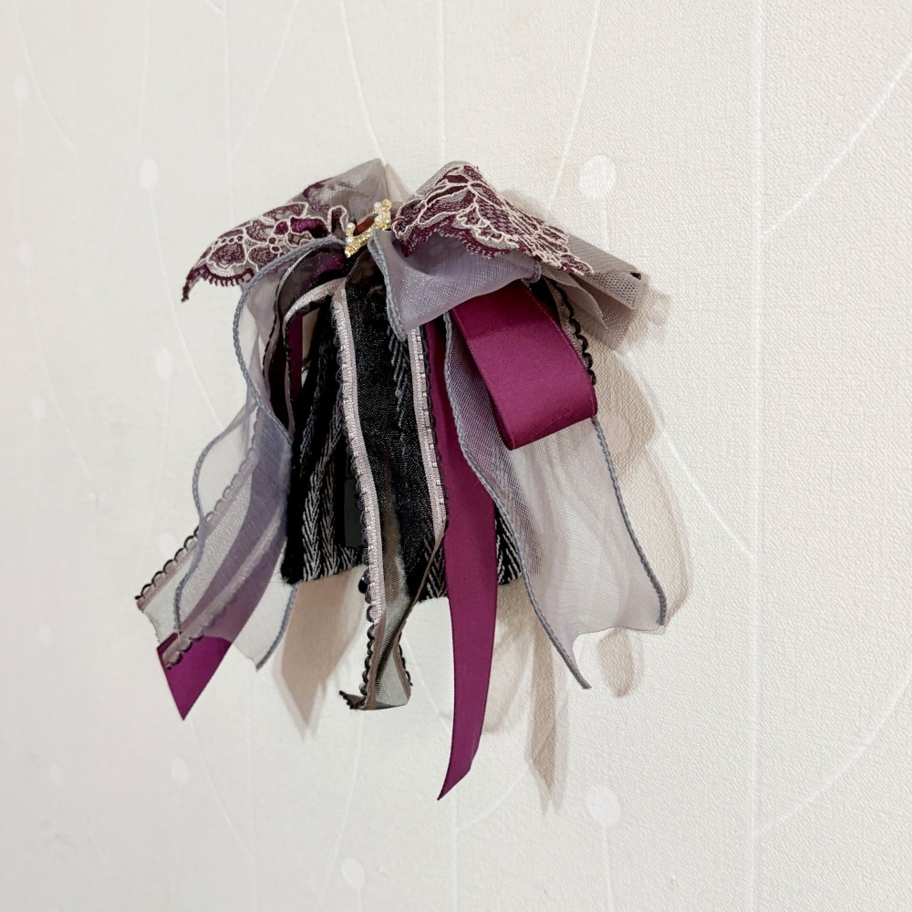 ＊哈娜髮飾＊法式蕾絲香蕉夾 鯊魚夾 仙女夾 髮圈 馬尾夾 蝴蝶結髮夾 相交夾 壓夾 三爪夾 包頭抓夾 髮叉 髮梳 邊夾-細節圖2