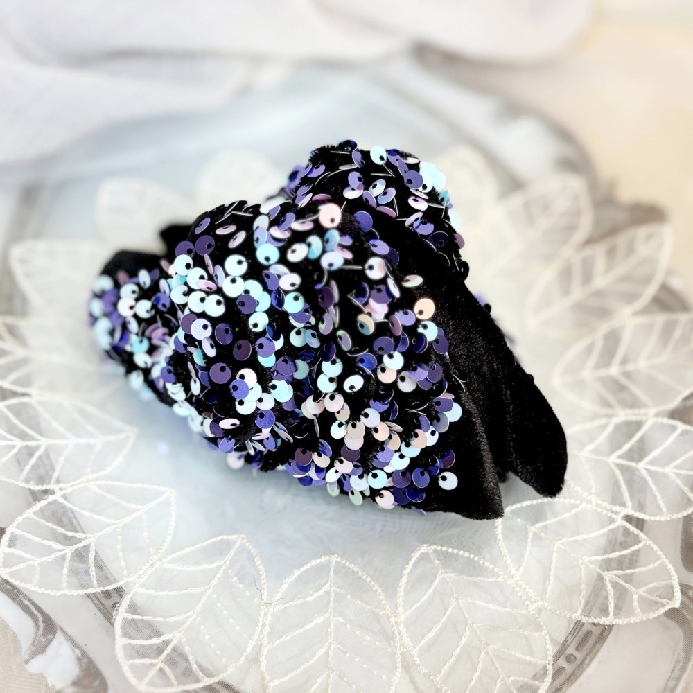 ＊哈娜髮飾＊三角抓夾 /水餃超大鯊魚夾 炫彩亮片 髮量多 馬尾 髮夾 包頭 公主頭 盤髮 頭飾 手工髮飾 獨家-細節圖4