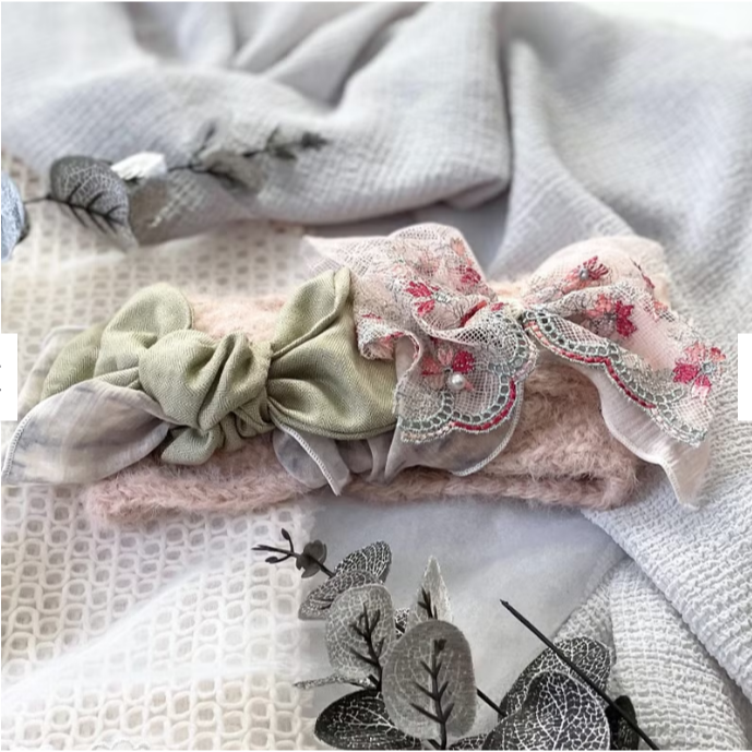 ＊哈娜髮飾＊彈性髮帶~粉紅 編織寬髮帶 寬版頭帶 誇張髮帶 頭戴毛線 日系 寬邊頭 巾 圍脖 髮飾 頭飾 領巾-細節圖2