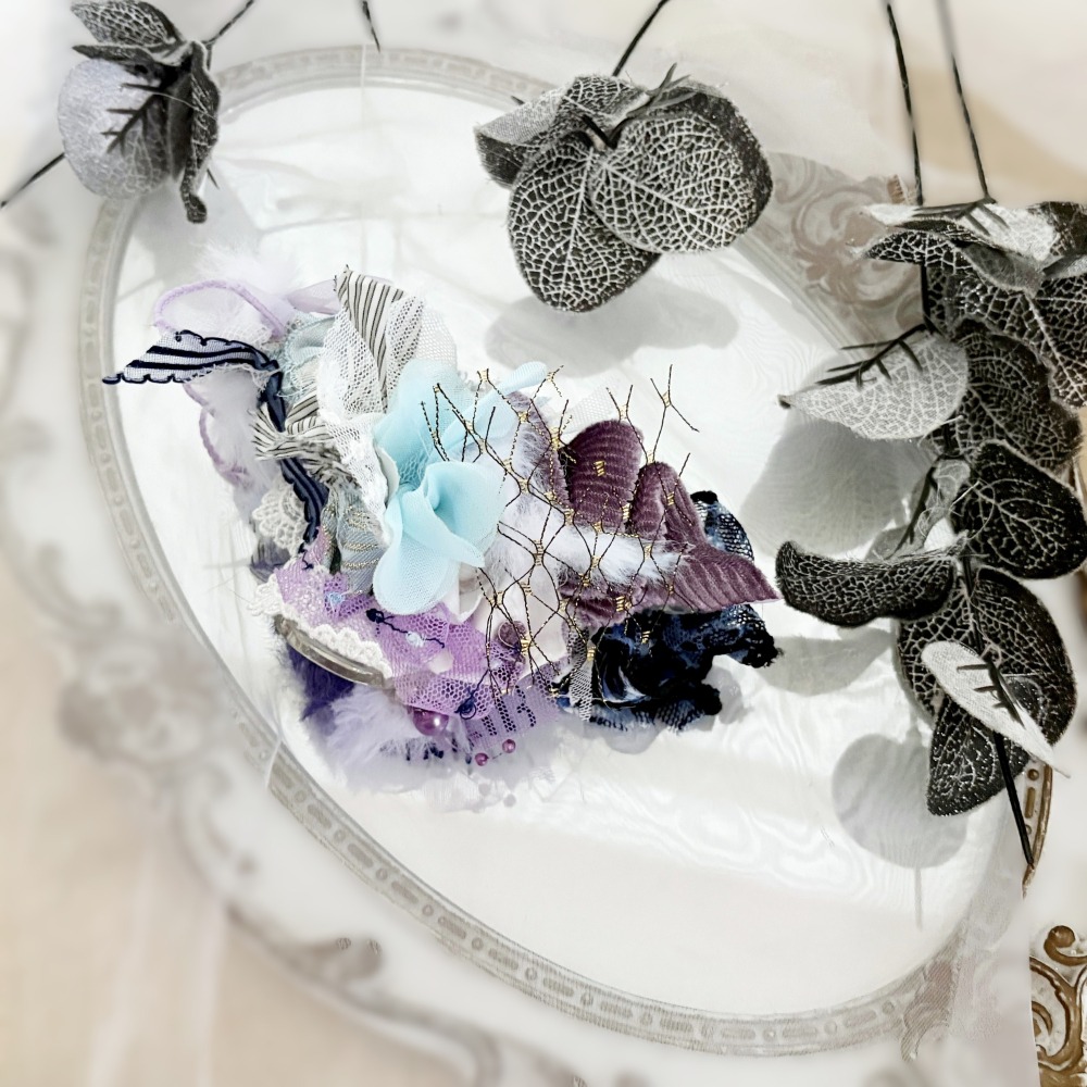 ＊哈娜髮飾＊手工紗線髮夾/毛線鯊魚夾 超大抓夾 髮量多 髮飾 飾品 新娘頭飾 盤髮 丸子頭 包頭 禮物 生日-細節圖4