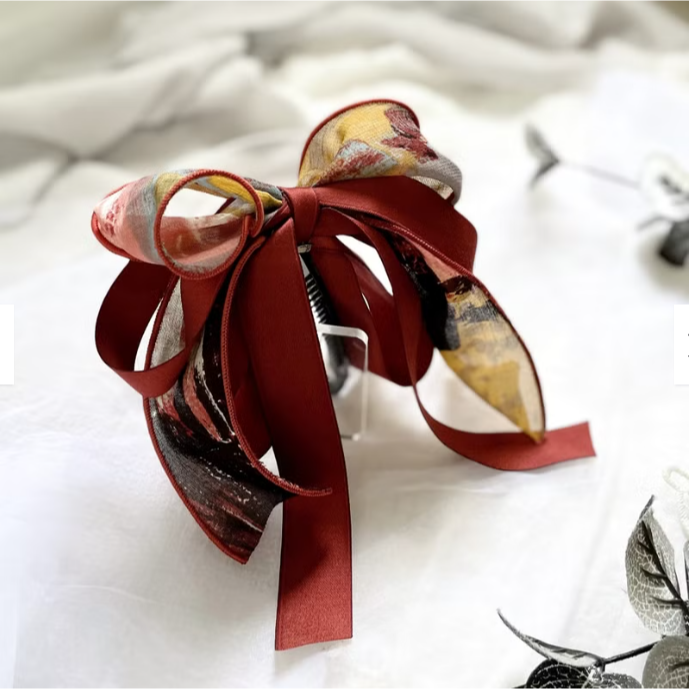 ＊哈娜髮飾＊長版荷葉邊仙女夾/ 鯊魚夾 香蕉夾 大腸圈髮圈 馬尾夾  鯊魚夾 髮梳 壓夾 相交夾 抓夾 邊夾 髮叉髮夾-細節圖2