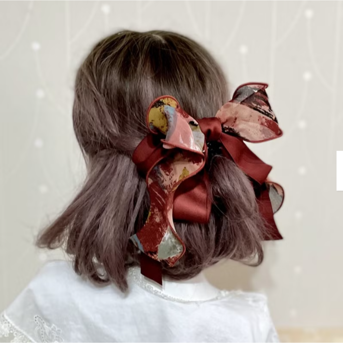 ＊哈娜髮飾＊長版荷葉邊仙女夾/ 鯊魚夾 香蕉夾 大腸圈髮圈 馬尾夾  鯊魚夾 髮梳 壓夾 相交夾 抓夾 邊夾 髮叉髮夾-細節圖3