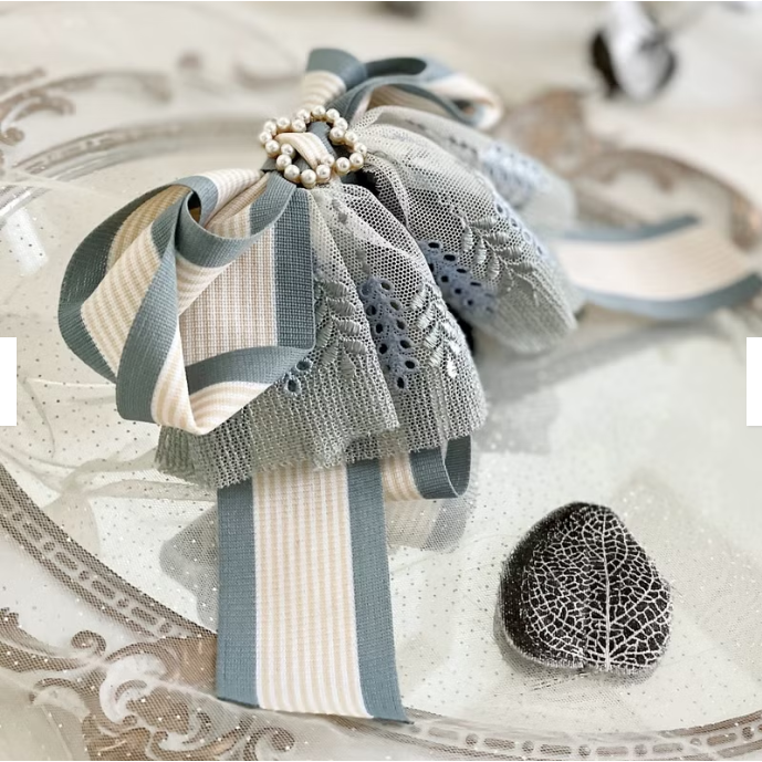 ＊哈娜髮飾＊法式蕾絲仙女夾 條紋 香蕉夾 鯊魚夾 髮圈 馬尾夾 蝴蝶結髮夾 相交夾 三爪夾 包頭抓夾 髮梳 邊夾-細節圖6