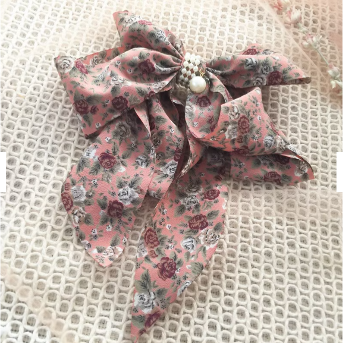 ＊哈娜髮飾＊獨家手工布藝仙女夾 韓國雪紡 大蝴蝶結 香蕉夾鯊魚夾 髮圈 馬尾夾 髮夾 相交夾 三爪夾 包頭抓夾 髮叉-細節圖4