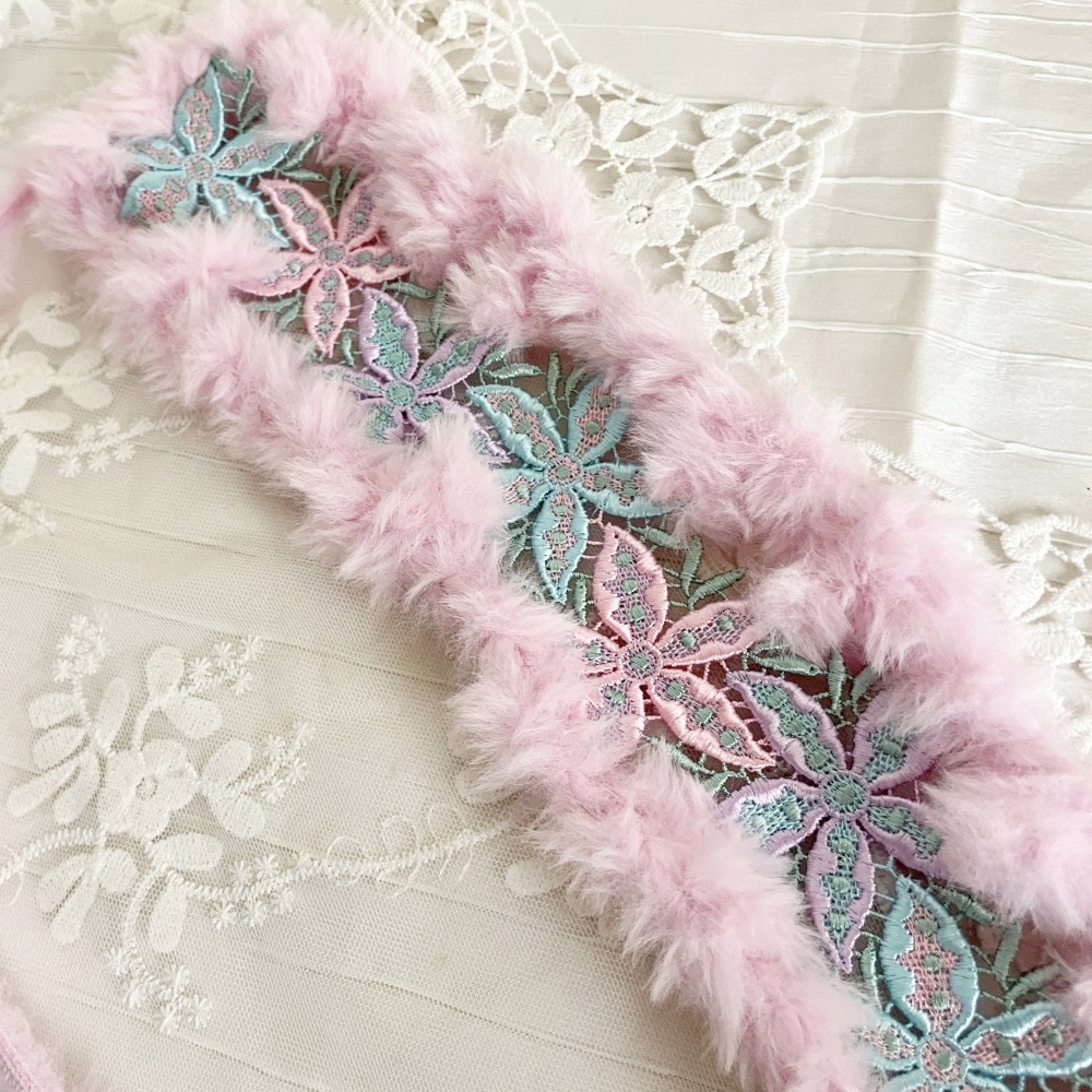 ＊哈娜髮飾＊編織髮帶~ 海星 粉紅 綁帶寬版頭帶 毛線 日系寬邊頭巾圍脖 髮飾 頭飾 領巾-細節圖3