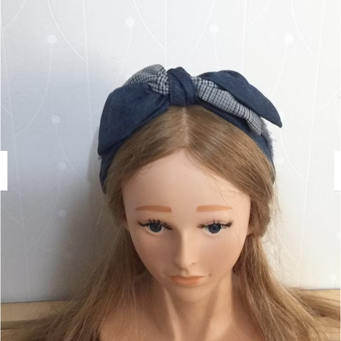 ＊哈娜髮飾＊蝴蝶結髮箍 牛仔流蘇 髮窟 頭箍 髮飾 頭飾 禮物 生日 法哭 髮哭 髮圈 頭帶 髮帶 髮枯 獨家手工-細節圖5