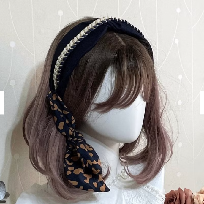 ＊哈娜髮飾＊多用綁帶髮箍 丈藍 打結頭箍 交叉髮窟 編織頭飾 髮哭 寬版 法哭 蝴蝶結髮圈 髮枯 頭窟-細節圖3