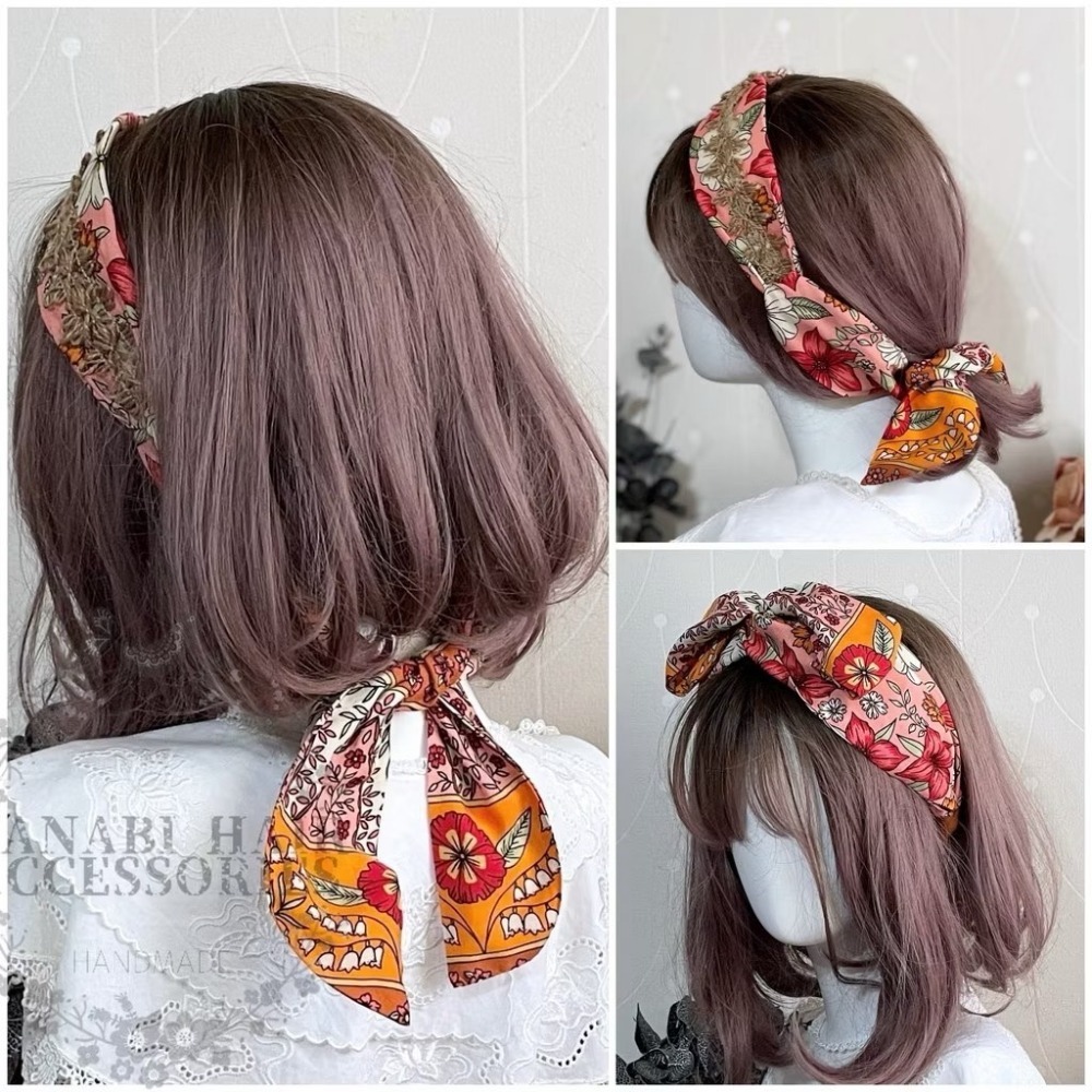 ＊哈娜髮飾＊多用綁帶髮箍 打結頭箍 交叉髮窟 編織頭飾 髮哭 寬版 法哭 蝴蝶結髮圈 髮枯 頭窟-規格圖5