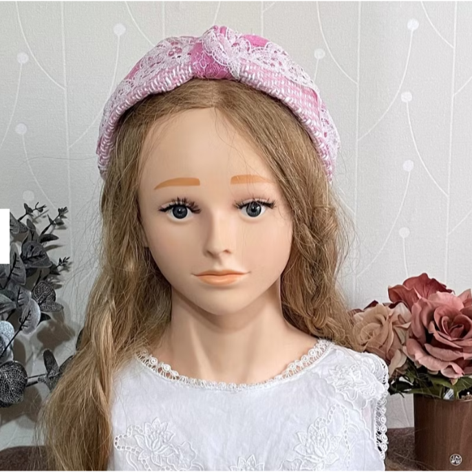 ＊哈娜髮飾＊打結髮箍 刺繡蕾絲髮窟 頭箍 髮飾 頭飾 禮物 生日 法哭 髮哭 髮圈 頭帶 髮帶 髮枯 獨家手工-細節圖2