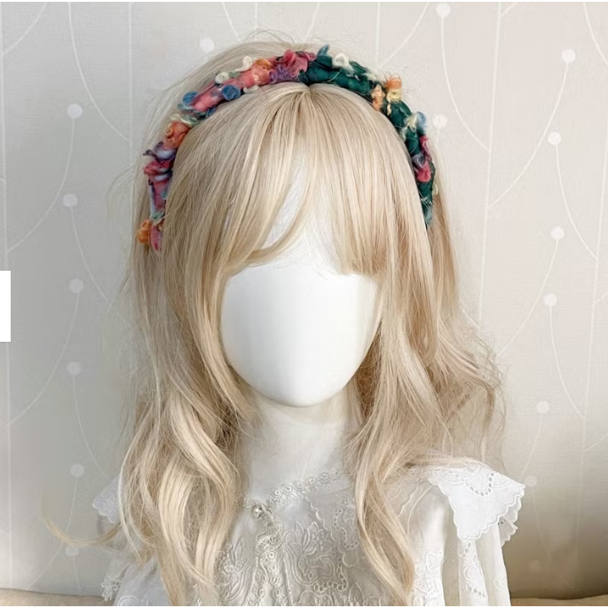 ＊哈娜髮飾＊編織髮箍 撞色紗線 髮窟 頭箍 髮飾 頭飾 禮物 生日 法哭 髮哭 髮圈 頭帶 髮帶 髮枯 獨家手工-細節圖4