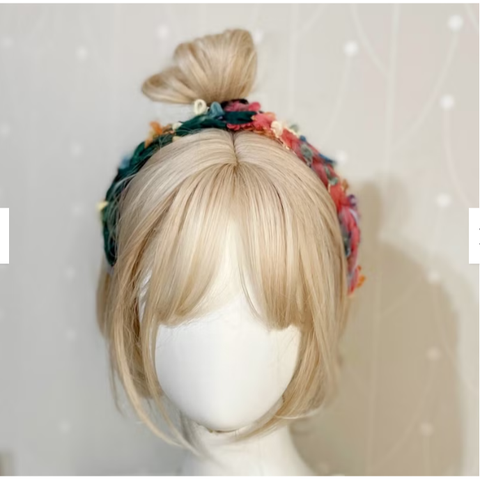 ＊哈娜髮飾＊編織髮箍 撞色紗線 髮窟 頭箍 髮飾 頭飾 禮物 生日 法哭 髮哭 髮圈 頭帶 髮帶 髮枯 獨家手工-細節圖5