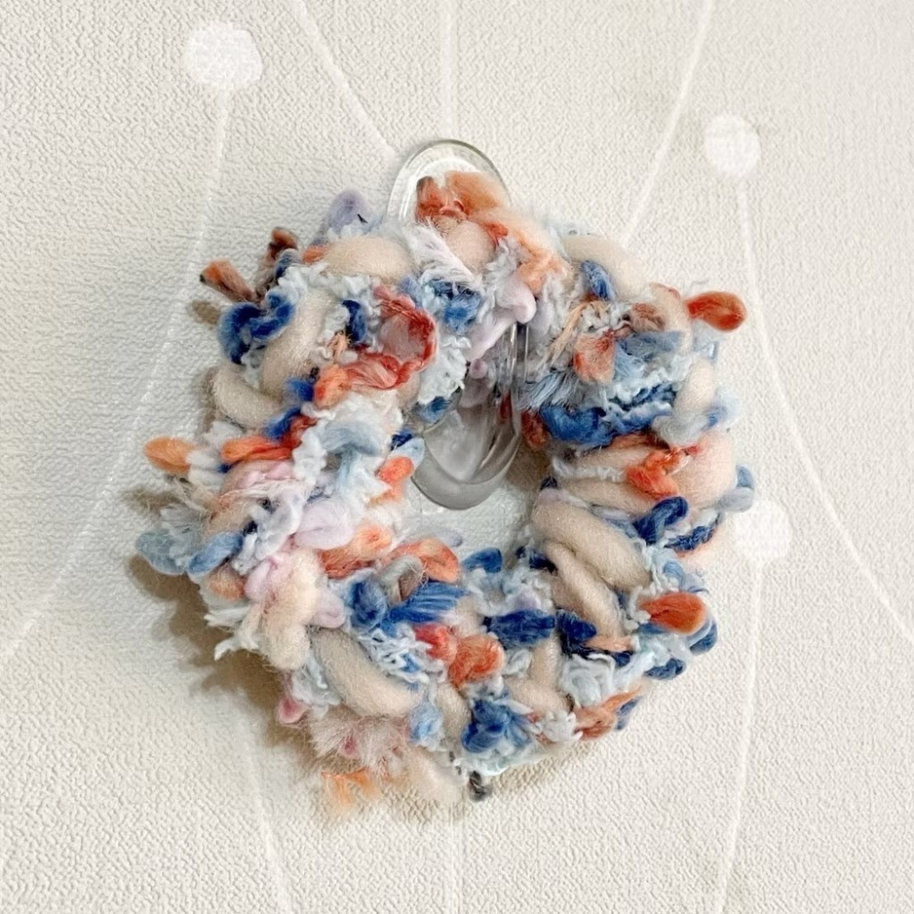 ＊哈娜髮飾＊編織髮箍 毛線耳環 編織大腸圈 耳飾 耳針 細頭箍 甜甜圈 頭飾 頭窟 法哭 髮哭 髮圈 髮枯 髮窟-細節圖3