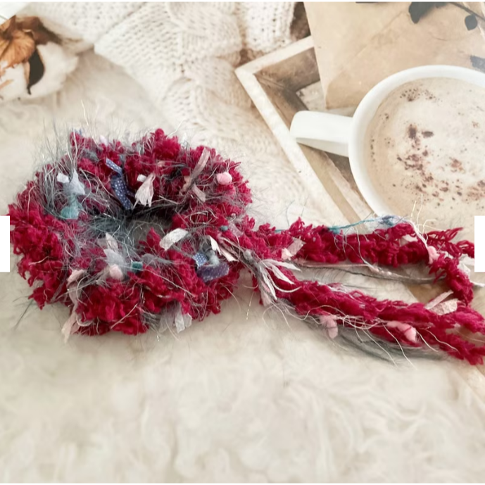 ＊哈娜髮飾＊編織髮箍 毛線耳環 編織大腸圈 耳飾 耳針 細頭箍 甜甜圈 頭飾 頭窟 法哭 髮哭 髮圈 髮枯 髮窟-細節圖5