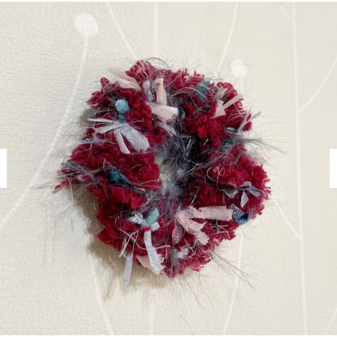 ＊哈娜髮飾＊編織髮箍 毛線耳環 編織大腸圈 耳飾 耳針 細頭箍 甜甜圈 頭飾 頭窟 法哭 髮哭 髮圈 髮枯 髮窟-規格圖6