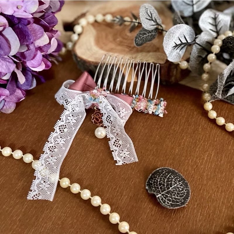 ＊哈娜髮飾＊手工蝴蝶結 蕾絲 自動夾 香蕉夾 抓夾 法式夾 彈簧夾 相交夾 鯊魚夾 髮夾 髮圈 馬尾夾 邊夾-規格圖6