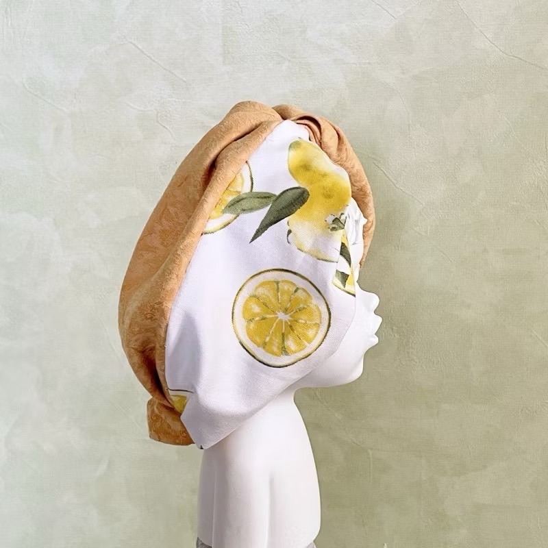 ＊哈娜髮飾＊超大交叉髮帶 檸檬派 寬版 頭巾 頭飾 頭帶-細節圖2