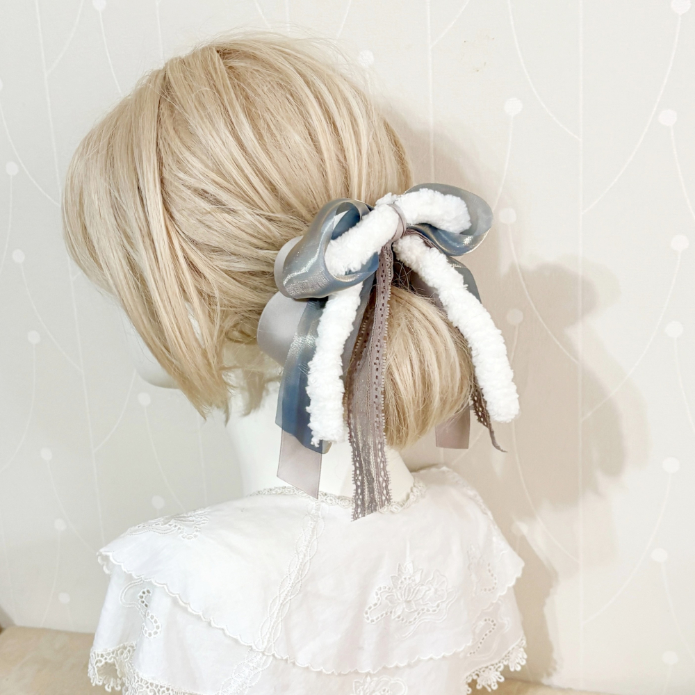 ＊哈娜髮飾＊手工仙女夾 香蕉夾 毛絨鯊魚夾 髮圈 馬尾夾 蝴蝶結髮夾 相交夾 壓夾 三爪夾 包頭抓夾 髮叉 髮梳 邊夾-細節圖3