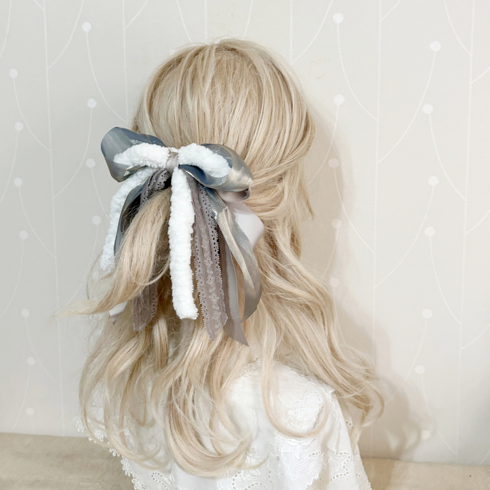 ＊哈娜髮飾＊手工仙女夾 香蕉夾 毛絨鯊魚夾 髮圈 馬尾夾 蝴蝶結髮夾 相交夾 壓夾 三爪夾 包頭抓夾 髮叉 髮梳 邊夾-細節圖5