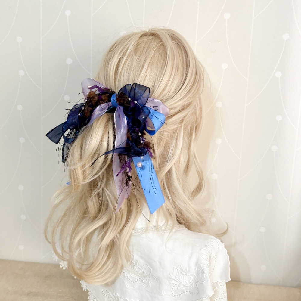 ＊哈娜髮飾＊法式編織仙女夾 香蕉夾 鯊魚夾 髮圈 馬尾夾 蝴蝶結髮夾 相交夾 壓夾 三爪夾 包頭抓夾 髮叉 髮梳 邊夾-細節圖4