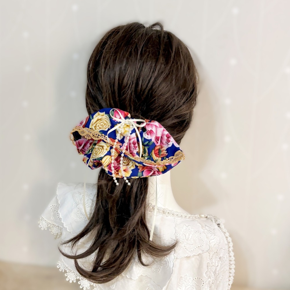 ＊哈娜髮飾＊布藝大裙襬髮夾 馬尾抓夾 瀏海夾 馬尾夾 邊夾 壓夾 鴨嘴夾 H夾 髮叉 髮梳 彈簧夾 法國夾 鯊魚夾-細節圖7