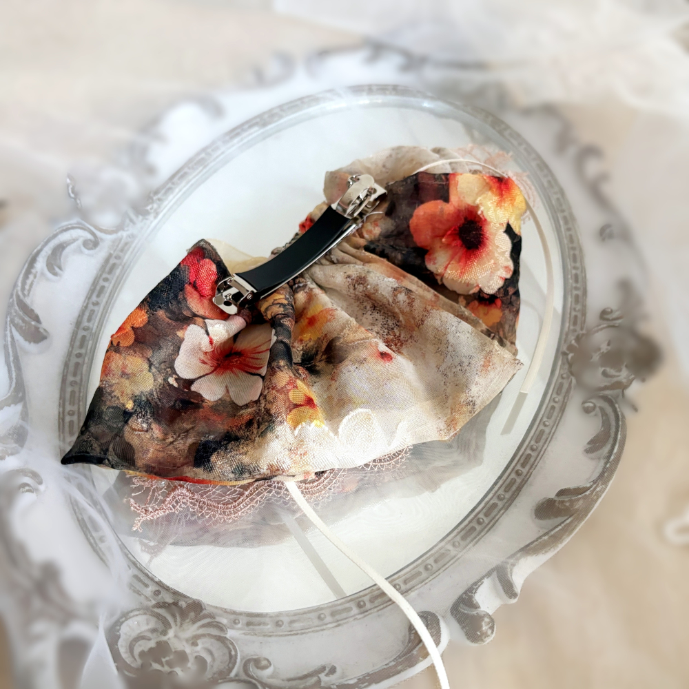 ＊哈娜髮飾＊布藝大裙襬髮夾 馬尾抓夾 瀏海夾 馬尾夾 邊夾 壓夾 鴨嘴夾 H夾 髮叉 髮梳 彈簧夾 法國夾 鯊魚夾-細節圖5