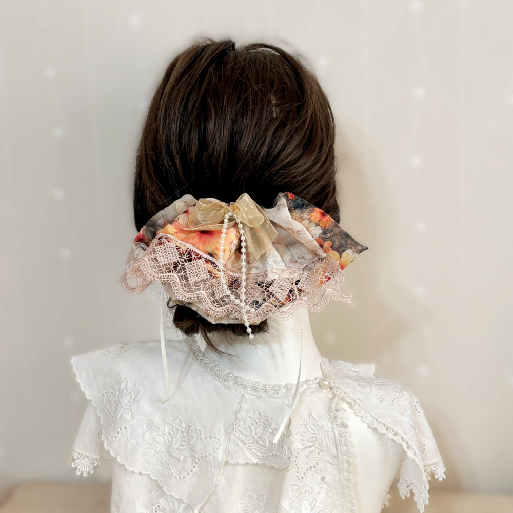 ＊哈娜髮飾＊布藝大裙襬髮夾 馬尾抓夾 瀏海夾 馬尾夾 邊夾 壓夾 鴨嘴夾 H夾 髮叉 髮梳 彈簧夾 法國夾 鯊魚夾-細節圖6