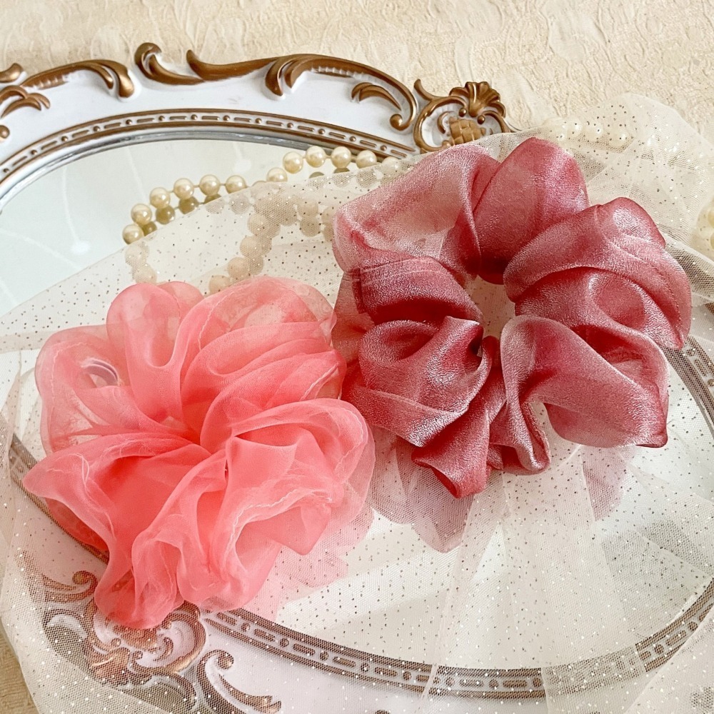 【福袋/驚喜包】素色大腸圈5入 超值組 布藝大腸圈 髮圈 髮束 禮物 送禮生日 手工髮圈 優惠 禮盒 禮品-細節圖3