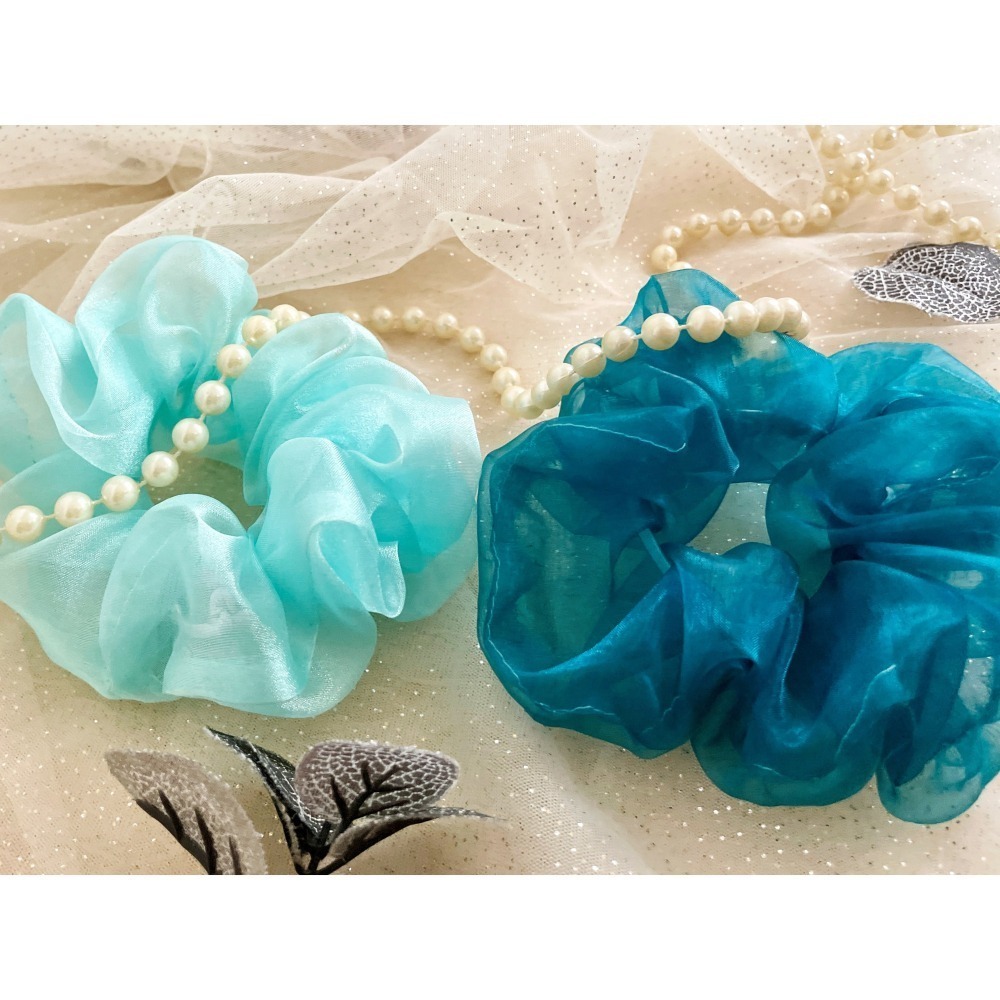 【福袋/驚喜包】素色大腸圈5入 超值組 布藝大腸圈 髮圈 髮束 禮物 送禮生日 手工髮圈 優惠 禮盒 禮品-細節圖5