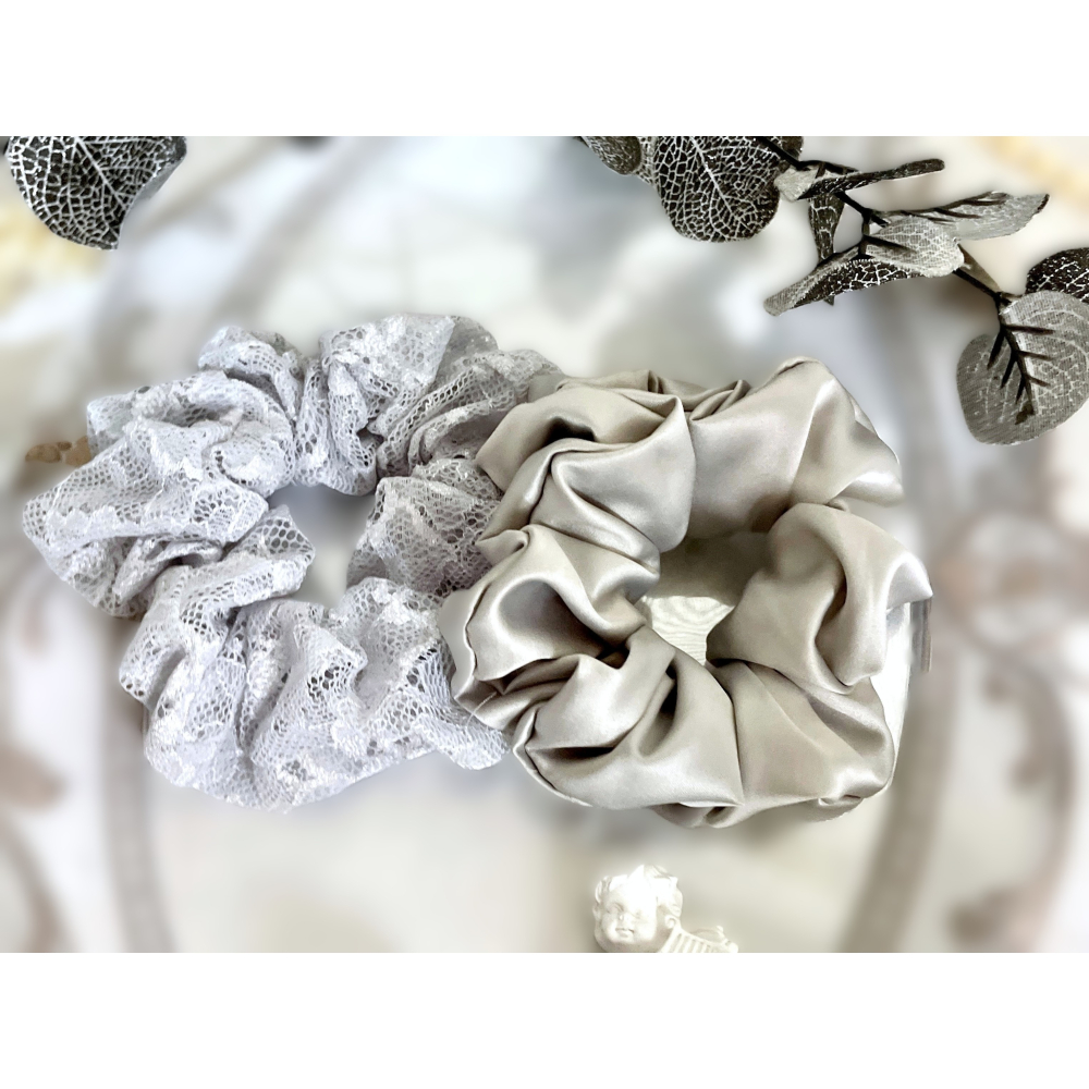 【福袋/驚喜包】素色大腸圈5入 超值組 布藝大腸圈 髮圈 髮束 禮物 送禮生日 手工髮圈 優惠 禮盒 禮品-細節圖6