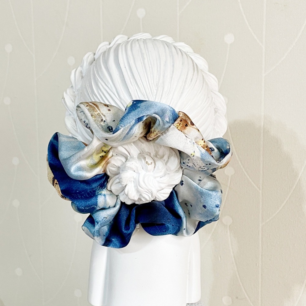 【福袋/驚喜包】花色大腸圈5入 超值組 布藝大腸圈 髮圈 髮束 禮物 送禮生日 手工髮圈 優惠 禮盒 禮品-細節圖8