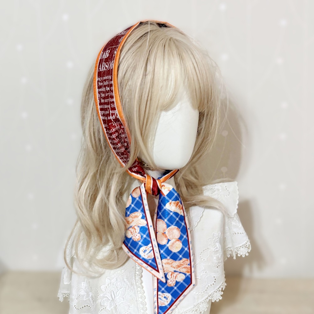 ＊哈娜髮飾＊絲巾飄帶 / 髮帶 腰帶 頭飾 領帶 領巾 原創設計 包袋裝飾 手腕帶 吊飾 圍脖 圍巾 頭帶-細節圖4